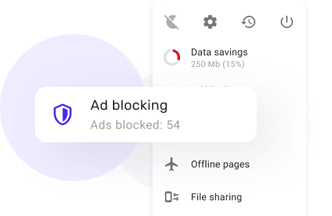 Bloqueur de pubs intégré
