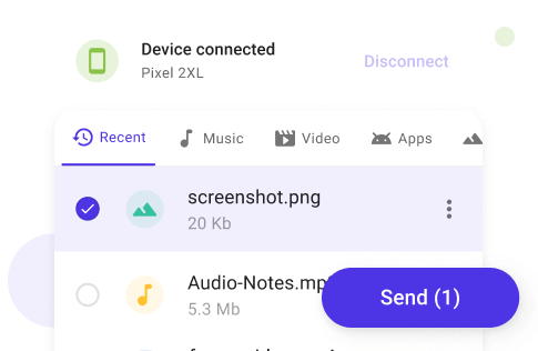 Partage de fichiers hors connexion