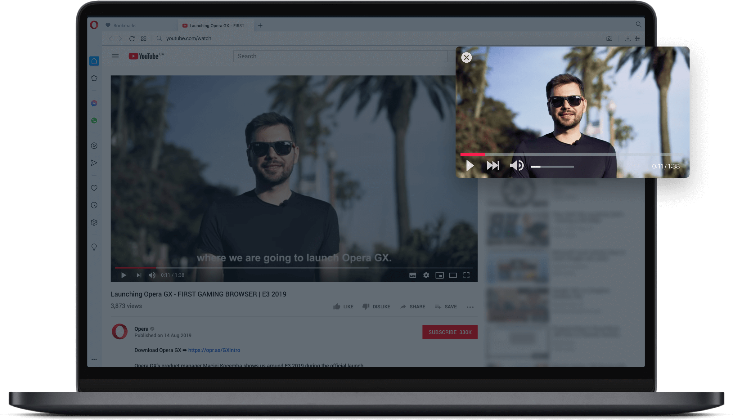 Video pop-up