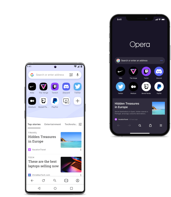 Opera Browser for Android & iOS
